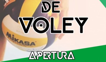 ESTE SBADO, VUELVEN LOS TORNEOS DE VOLEY AL POLIDEPORTIVO